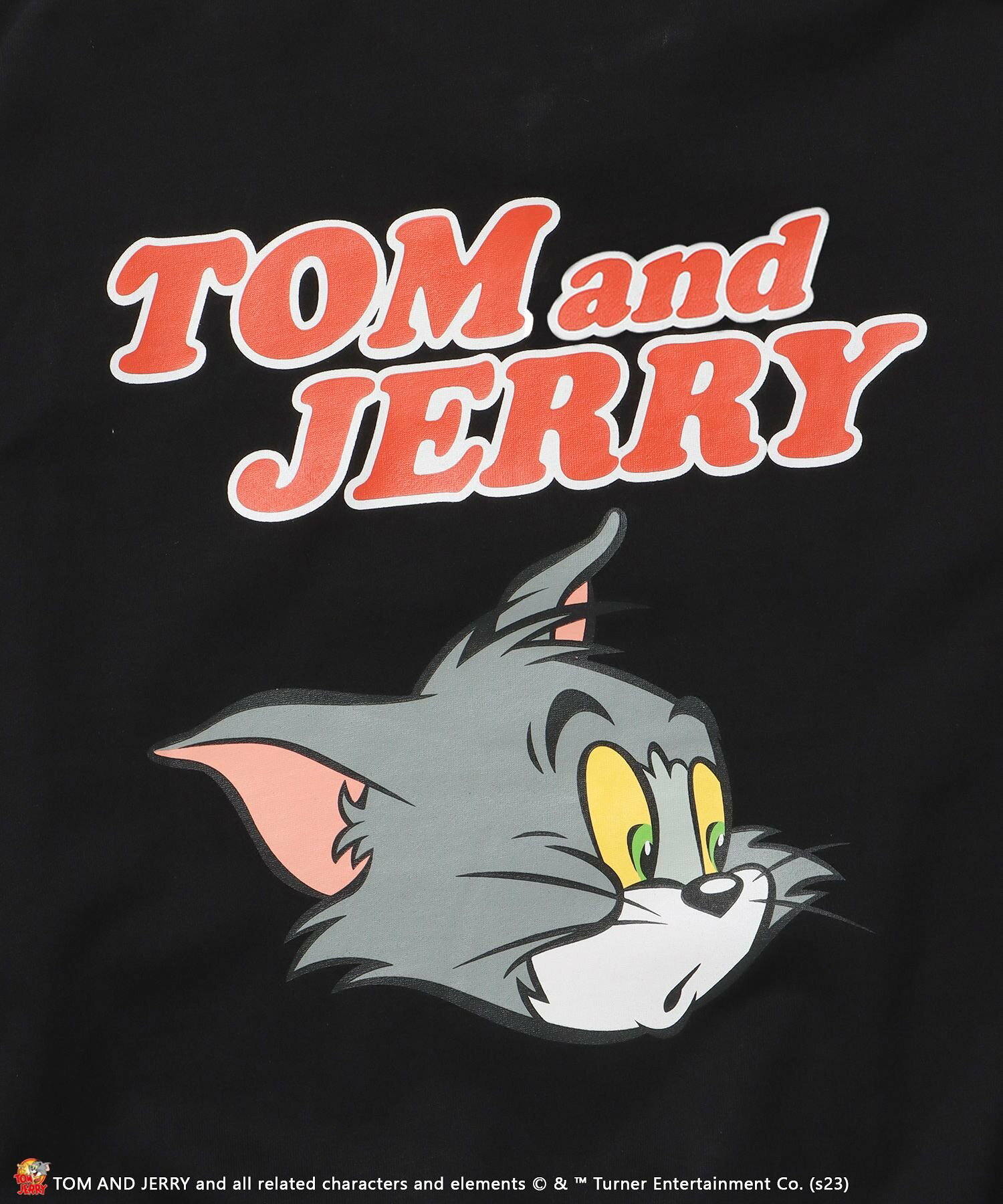 【SEQUENZ】TOM and JERRY HALF ZIP SWEAT / トムとジェリー ストリート 古着風 ペアコーデ ハーフジップ プルオーバー